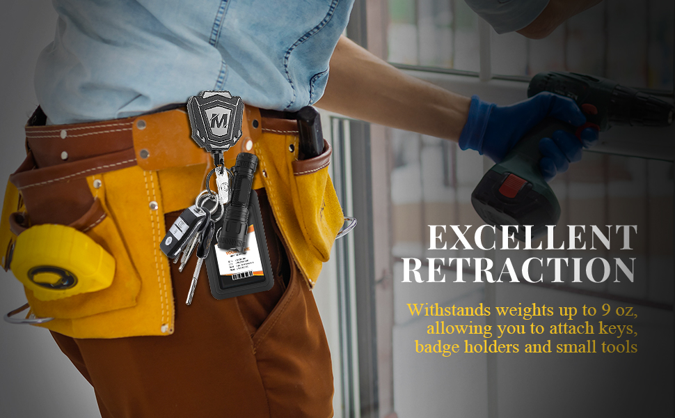 Heavy duty badge clips