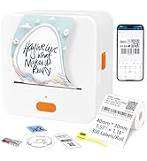 Lemketan Label Maker Machine with Tape, Label Printer for Small Business with Auto Scan, Portable...