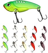 Dovesun 15/20pcs Fishing Spoon Lures Fishing Bait Trout Bass Fishing Lure for Bass, Crappie, Trou...