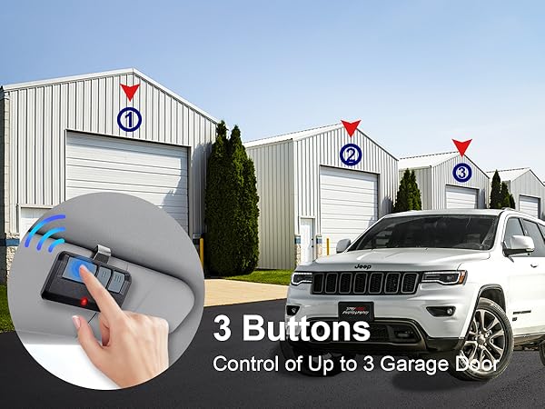 2 for Chamberlain Craftsman LiftMaster Garage Door Opener Remote, Replaces 893LM 893Max 971LM