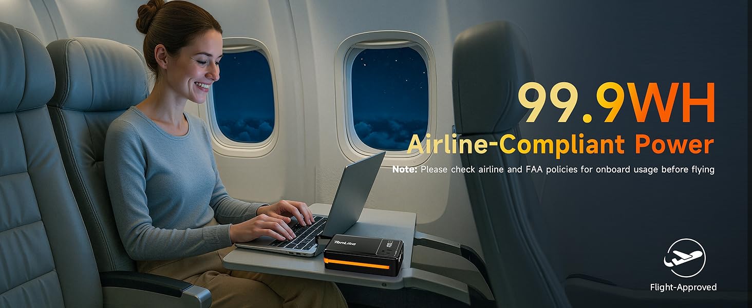 Portable Power Station 99.9Wh Power Bank for Camping Essentials Small Electric Generator