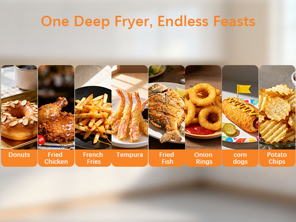 One Deep Fryer, Endless Feasts