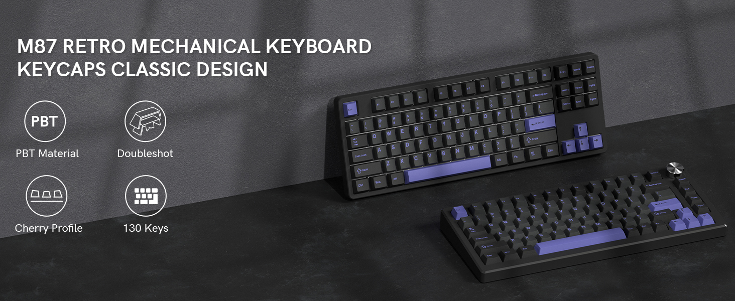 black keycaps