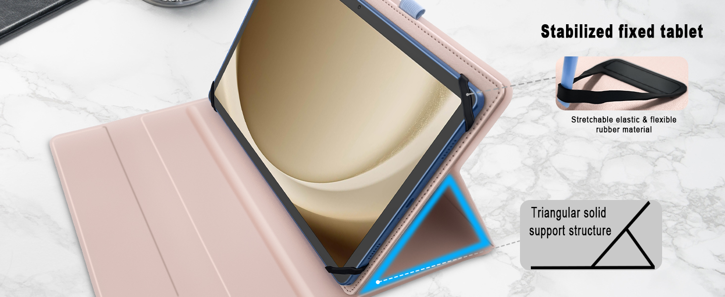 Universal Tablet Backlit Keyboard Case Pink - 7