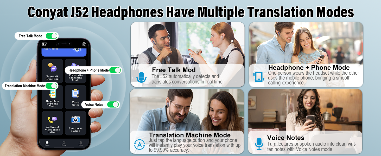 AI Translation Earbuds Real-Time