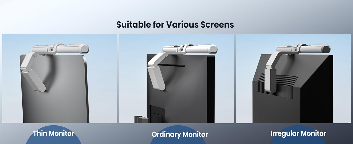 monitor light white