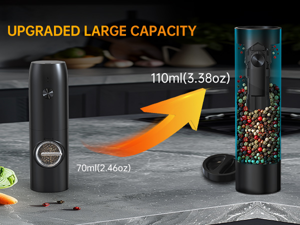 electric pepper and salt grinder