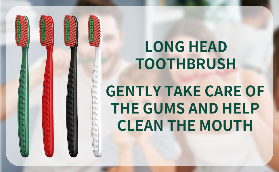 Long head toothbrush