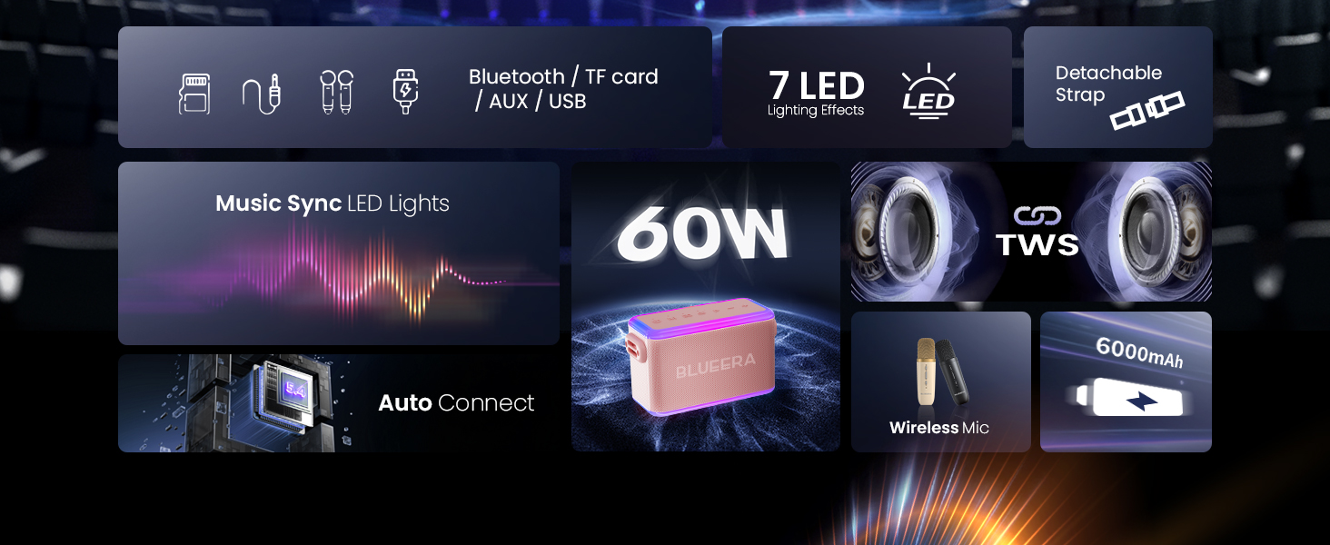 kareoke machine with bluetooth