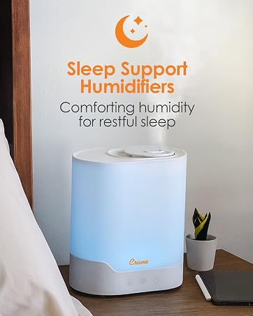 comforting humidity for restful sleep