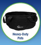 Aquascape Heavy Duty Aquatic Plant Pot with Handles, Non-Woven Geotextile, 16 inch Dia (40.6 cm),...