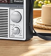 portable am fm radio with blutooth