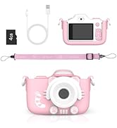 myFirst Camera 3-16MP Mini Camera for Kids with Extra Selfie Lens (Free Shockproof Case &amp; Neck La...