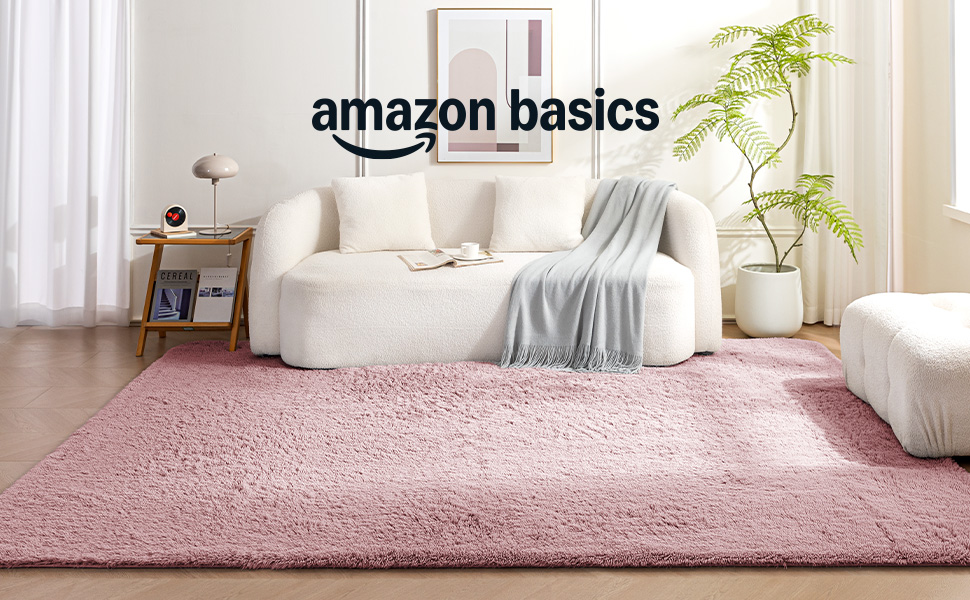 Basics area rug pink 1