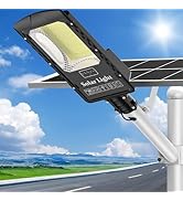 OKPRO 20000W Large Solar Street Lights Outdoor Waterproof, IP66 7000K 320°Wide Angle Heavy Duty 4...
