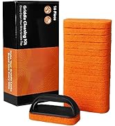 16-Piece Griddle Cleaning Kit for Blackstone, Flat Top Grill Cleaner - 15 Scrubber Pads and 1 Han...