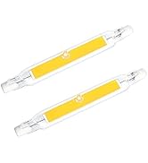 118mm 20W R7S LED Bulb (2 Pack) 100W Halogen Equivalent 118mm J-Type High Brightness 20W 120V R7S...