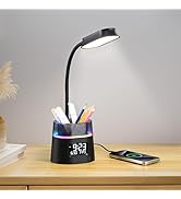 Bokefo Led Desk Lamp with Pen Holder for Boy