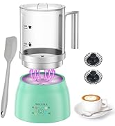 Secura Detachable Milk Frother and Steamer, 17oz Electric Milk Warmer 4-in-1 Hot/Cold Foam Maker,...