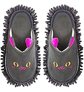 Frjjthchy Warm Microfiber Slippers Floor Dust Dirt Hair Mop Slippers Shoes Anti-slip Moccasin Bed...