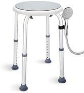 pxsulliao Adjustable Bath Seat, FSA/HSA Compliant Bathroom Bathtub Shower Chair Stool for Elderly...