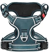 Timos Dog Harness Small Sized, No Pull Pet Harness with Neck Lockable Snap, No Choke Front Clip R...