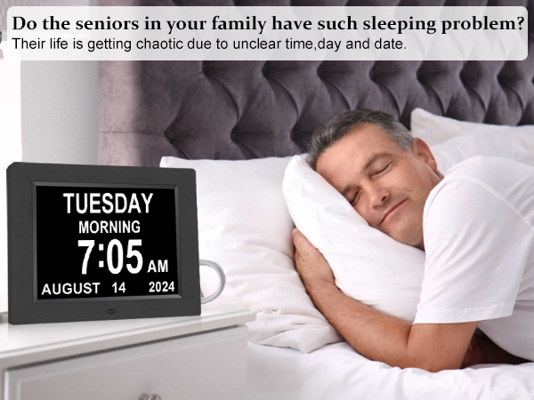  Digital Calendar Day Clocks for Seniors