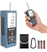 Laser Measuring Tool, 500FT Laser Measure Tool with ±1/16" Accuracy, IP54 Laser Distance Meters w...