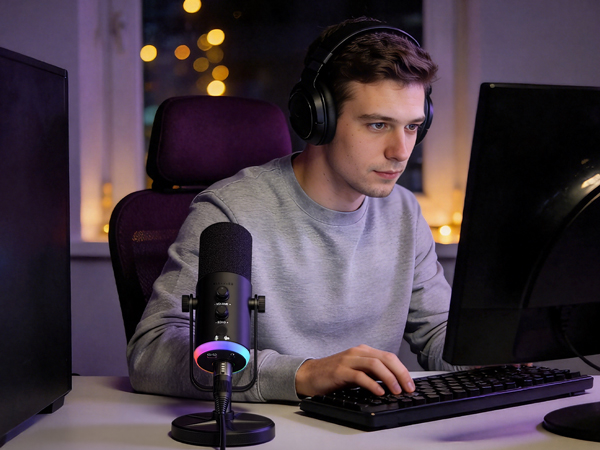 Microphone for working