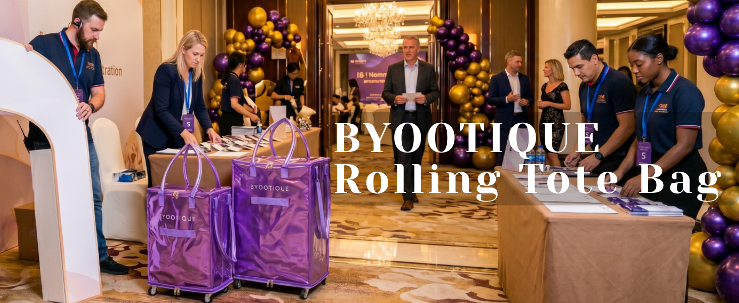 Essential Tote Bag with Wheels for Event