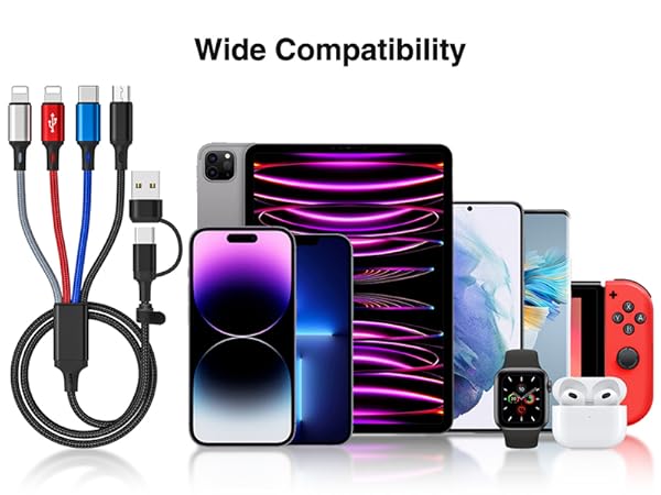 usb c multi charger cable