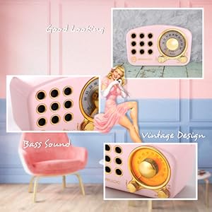 retro radio bluetooth speaker