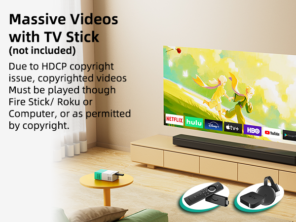 wepvo wifi projector TV