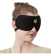 Heated Eye Mask Cordless for Dry Eyes, Electric Warm Eye Compress Heating Pad for Stye Blephariti...