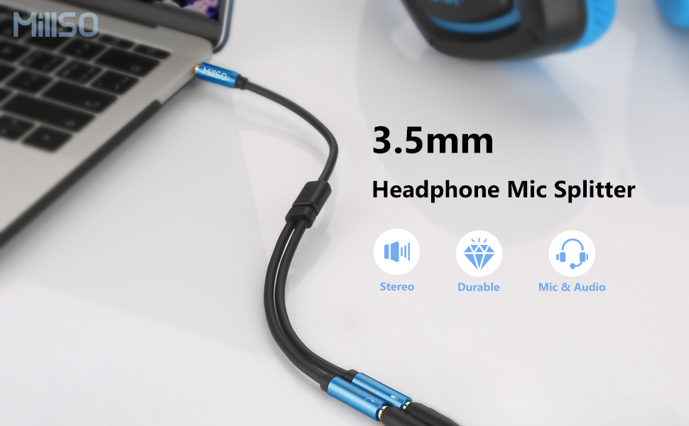 MillSO 3.5mm headset adapter