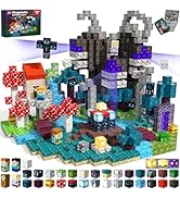 200pcs Magnetic Blocks with Light Blocks - Dark &amp; Forest Magnetic Building Blocks for Kids, Magne...