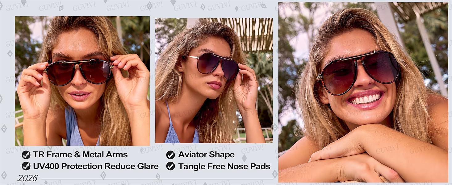 aviator sunglasses for women
