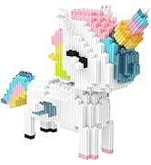 BDYDT Unicorn Micro Building Blocks Set(998PCS) Gift for Adults and Kids