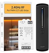 BTF-LIGHTING RC08RFB &amp; C02RF Dual White RF 2.4GHz Wireless Tuya Controller Kit Dim Brightness/Col...
