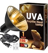 Reptile Heat Lamp Halogen Heat Bulb &amp; Dome Reptile Light Fixture
