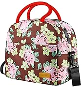 Naukay lunch bag for women, Light Durable Large Insulated Lunch Box, Reusable Cooler Tote Lunch b...