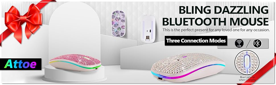 BLING DAZZLING BLUETOOTH MOUSE