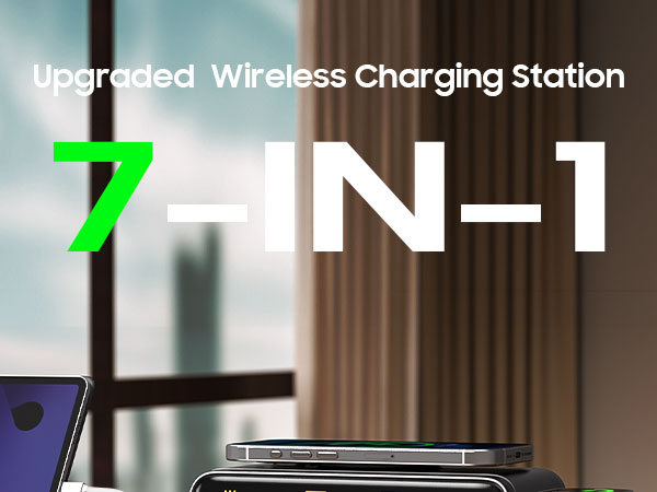 7 in 1 wireless charging station