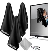MagicFiber Extra Large Microfiber Cleaning Cloth - Premium Cloth for TV Screens, Windows, Mirrors...