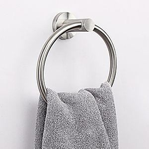 towel ring and toilet paper holder set