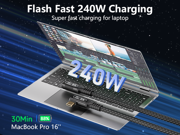 240W PD3.1 Ultra-Fast Charging