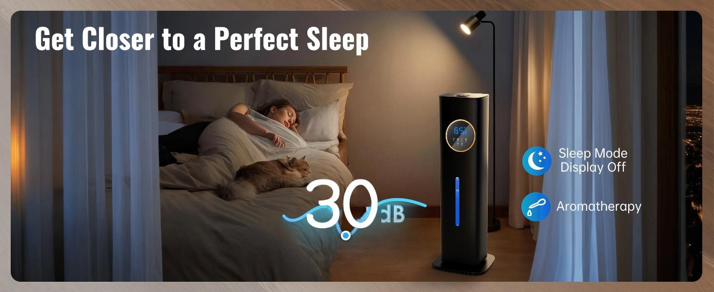 Humidifiers Large Room, Humidifiers for bedroom with night light