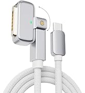 GJWSGAO 140W USB-C to Magnetic 3 Cable,180° Magnetic 3 Cable for MacBook Air Pro Charger,6.6FT Co...