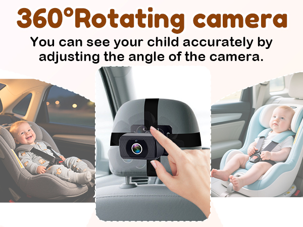 car camera for baby rear facing