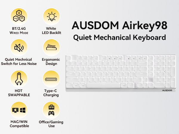 airkey 98 wireless keyboard